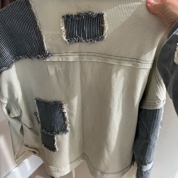 Pol jacket brand new size small over sized fit. Little bit of distress. - Picture 2 of 2